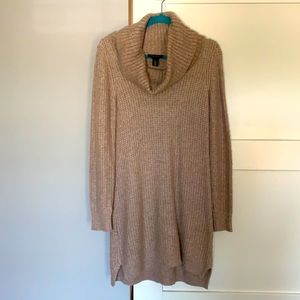 Tan WHBM sweater dress